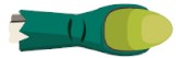 Green severed Finger 1027