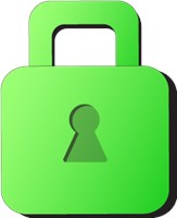 Green Padlock 1141