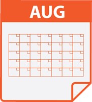 August Calendar icon 1274