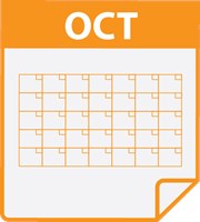 October Calendar icon 1276