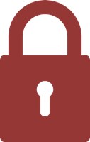 Red lock icon 1295