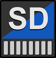 Illustration of an SD card 1341