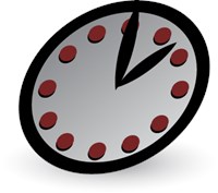 illustration of clock used to show speed 1348