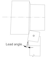 Lead Angle Shown  1380
