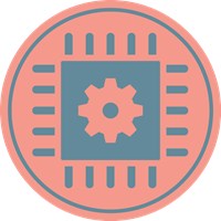 Computer Chip Icon 1436
