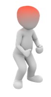 Blank man in an angry pose 1445