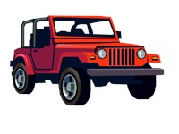 Illustration of a jeep 145