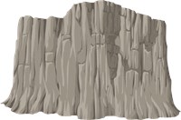 A gray wall made of stone and rock 1506