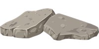 flat gray rocks 1532