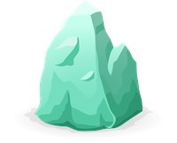 aqua chunk of iceberg 1542
