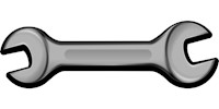 a gray illustrated wrench 1572