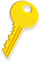 A small gold key  1592
