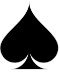 Large spade from card game 1611