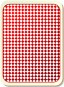 A playing card with a pattern 1619