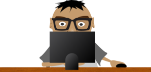 Working At Desk 1755