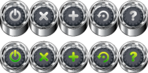 Big Chrome Buttons Sprites 1808