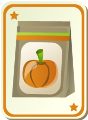 Pumpkin Seed Card 1976