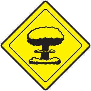 Mushroom Cloud Sign 2130