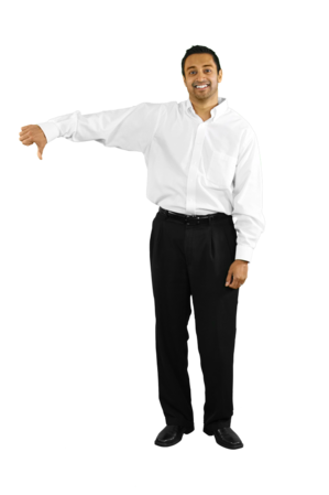 Man Thumbs Down 2210