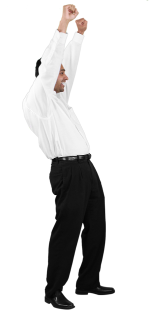 Man Arms Up 2213