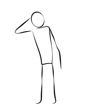 Body Poses hand up to see 2224