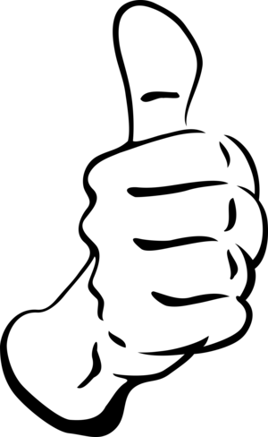 Hand Thumb Up-with-arm 2264