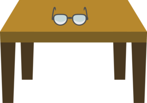 Table with glasses 2305