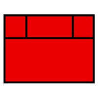 Orthographic Projections with Top Colored 233