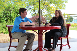 Meeting outside 2402
