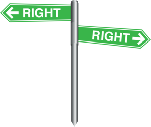 right and right Road Signs 2487