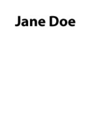 Name Jane Doe 2527
