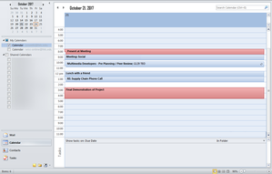 Calendar Day Schedule 2544