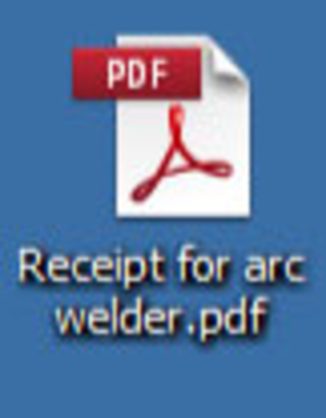 Receipt for welding pdf Icon 2603