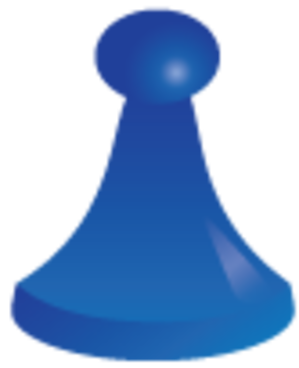 Blue Muddled Pawn 2612
