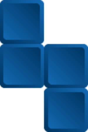 4 Blue tile squares 2619