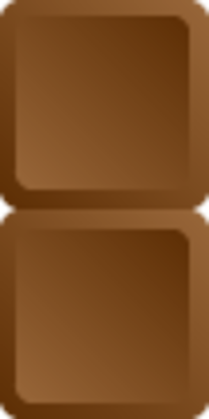 Brown tile buttons 2623