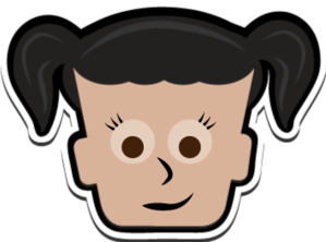 Pig Tails_ Half Smile 2666