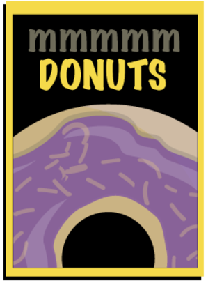 Donut Poster 2677