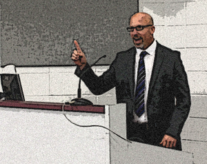 Class lecture speaker posterized 2723