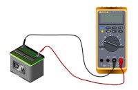 Voltmeter and Battery 278