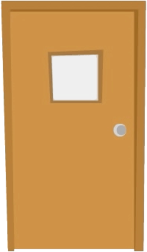 Door with transparent Window 2905