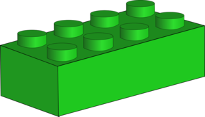 Green Lego 2930