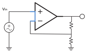 Non Inverting Amp_ Vdiff High Light