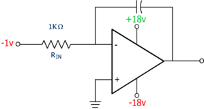 Charging Ingegrated Op Amp