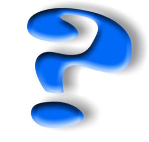 question mark blue 3678