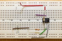 Inverting Op Amp Breadboard 379