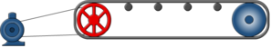 Motor and belt slide3 4042