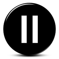 Black Pause Button 415