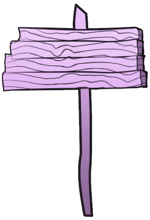 rustic Purple sign 2 4348