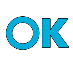 OK Okay light Sign 4379